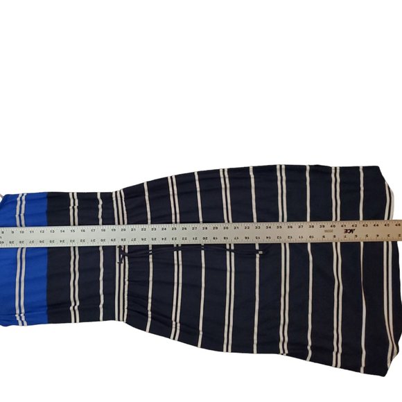 NWT Athleta XS 439149 Cressida Stripe Midi Blue White Shelf Bra Dress A18 - Picture 10 of 10